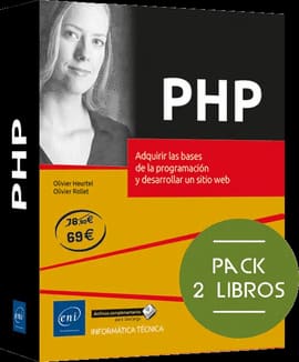 PHP PACK DE 2 LIBROS. Adquirir las bases de la programación y desarrollar un sitio web