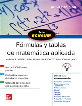 FORMULAS Y TABLAS DE MATEMATICA APLICADA. SERIE SCHAUM